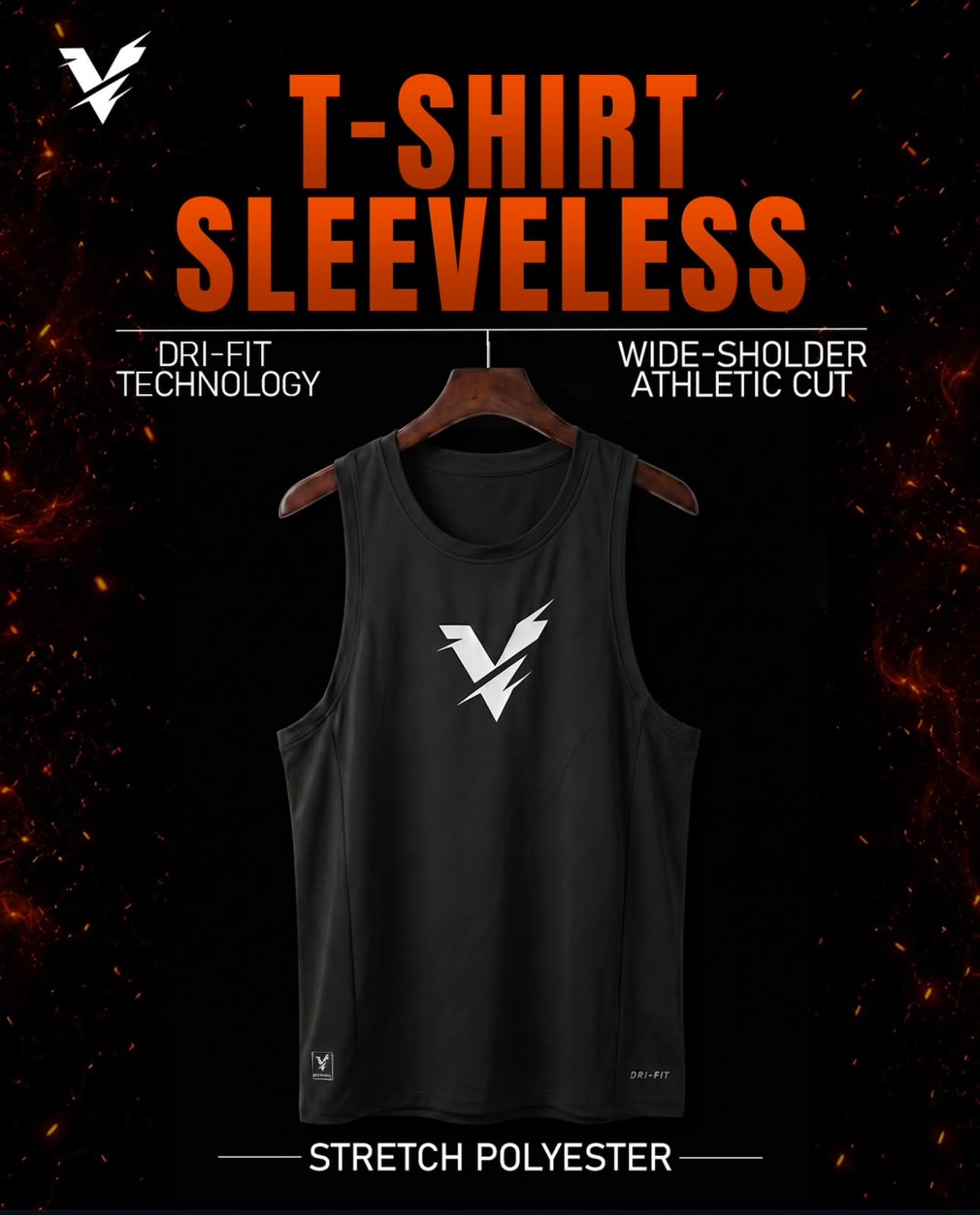 T-shirt sleeveless black
