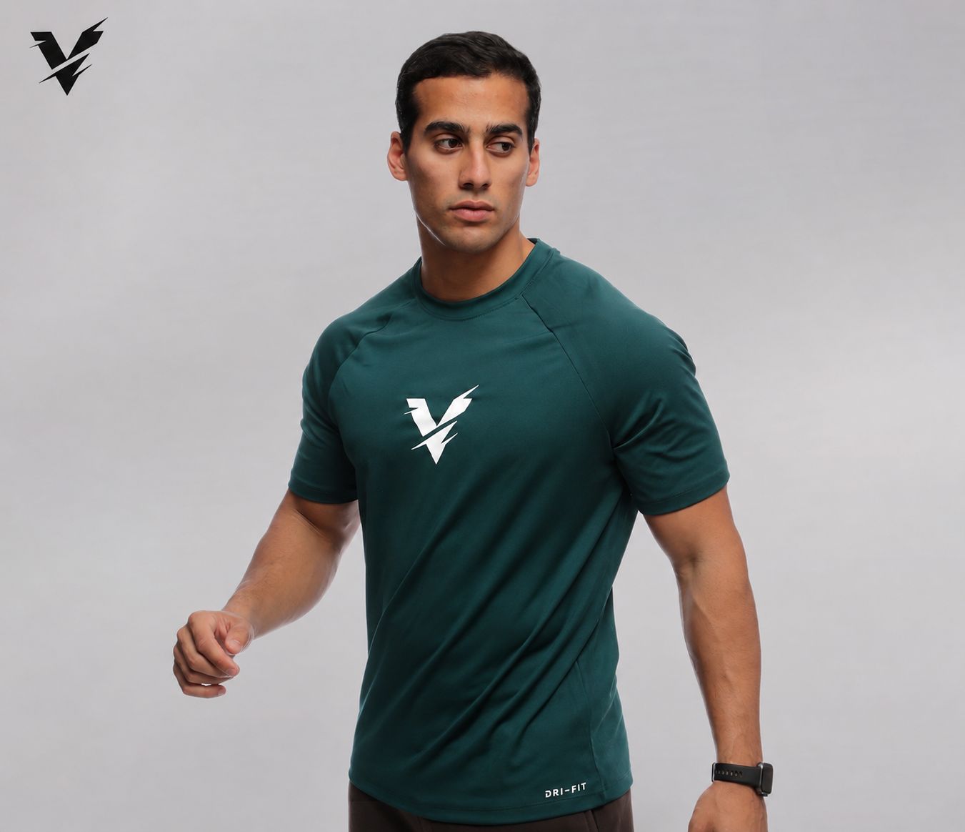 T-shirt short sleeve olive
