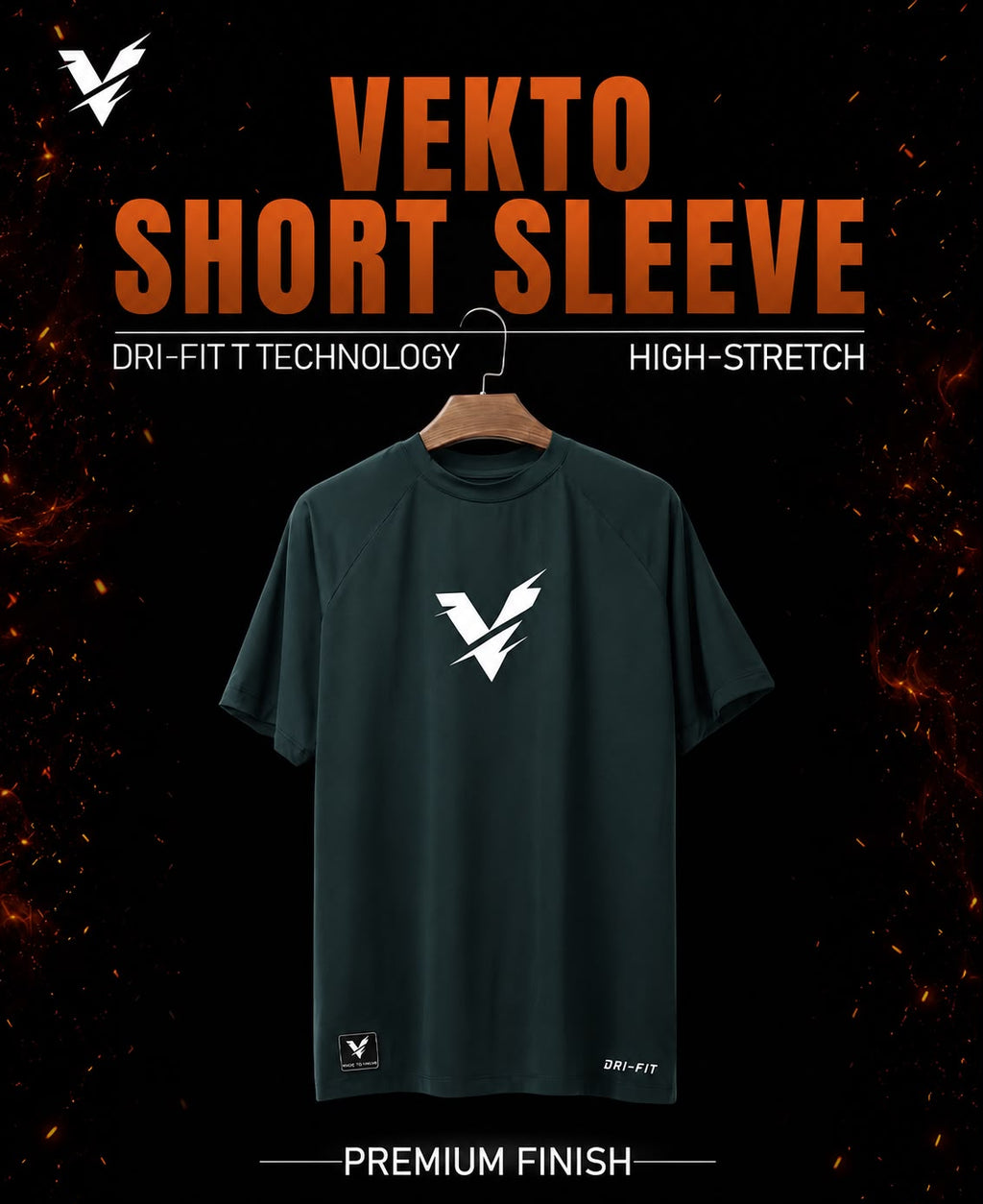 T-shirt short sleeve olive