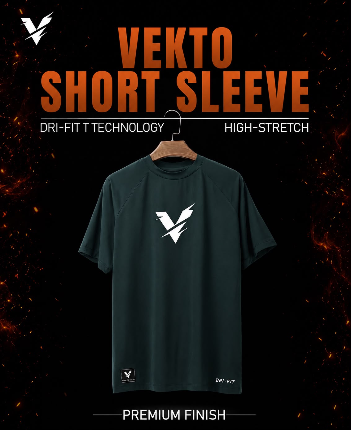 T-shirt short sleeve olive